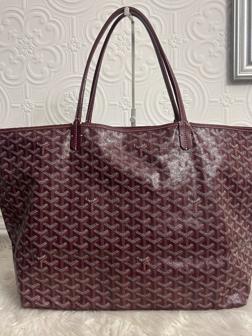 Goyard Saint Louis GM  in Bordeaux Goyardine Tote